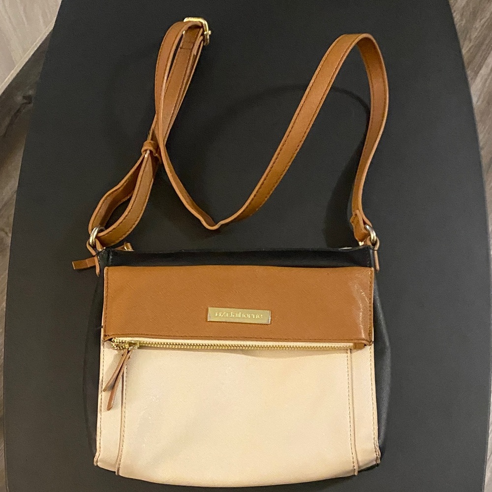 Liz Claiborne Brown and Cream Crossbody Bag